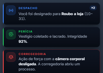 Avisos próprios